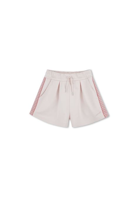 Shorts Rosa Con Motivo Curb LANVIN ENFANT | N30247452